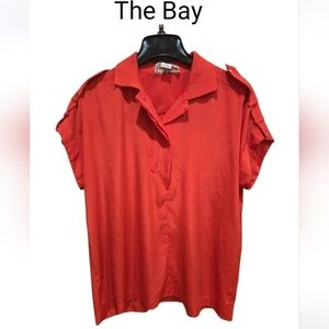 The Bay Women's Red Top/ Blouse Sz 12